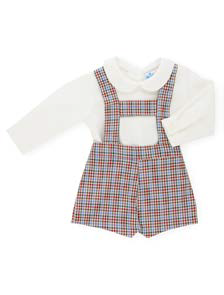 Conjunto de Peto corto con tirantes
