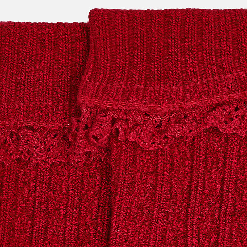 Calcetas caladas para niña MAYORAL 10499 57 Rojo