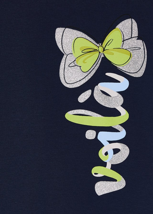 Camiseta Niña Manga larga SKU 4014 Color Navy Spot