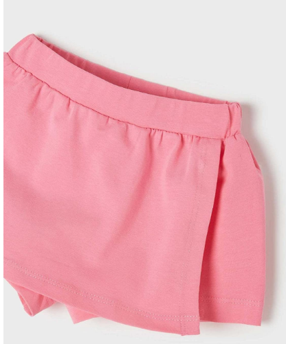 Conjunto 2 Pz Short Camiseta Bebe Niña Sin Mangas SKU 1241 Color Camelia