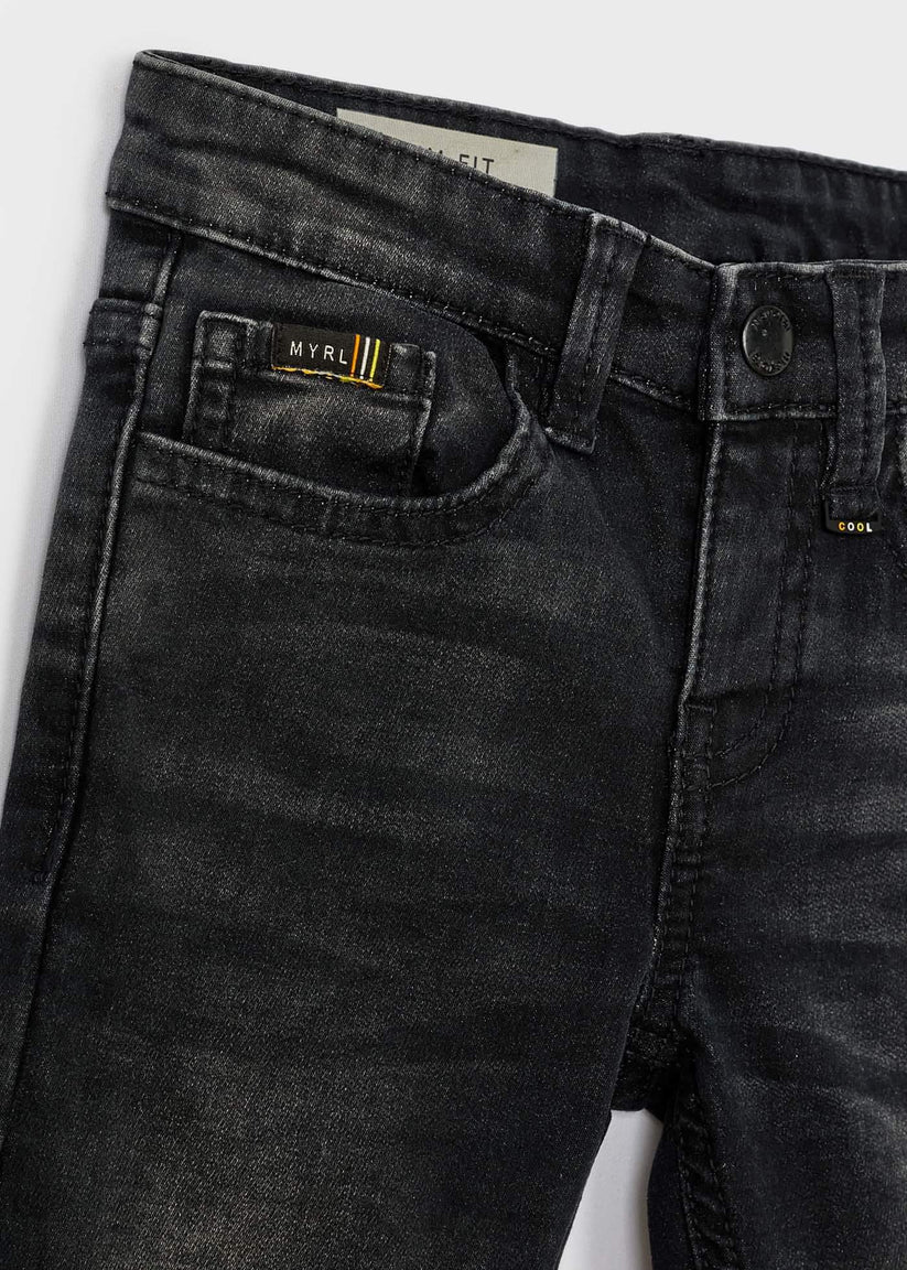 Pantalon Tejano Soft Denim Sku 3578 Color 93 Negro