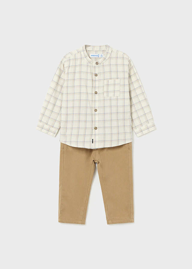 Conjunto pantalon camisa manga larga