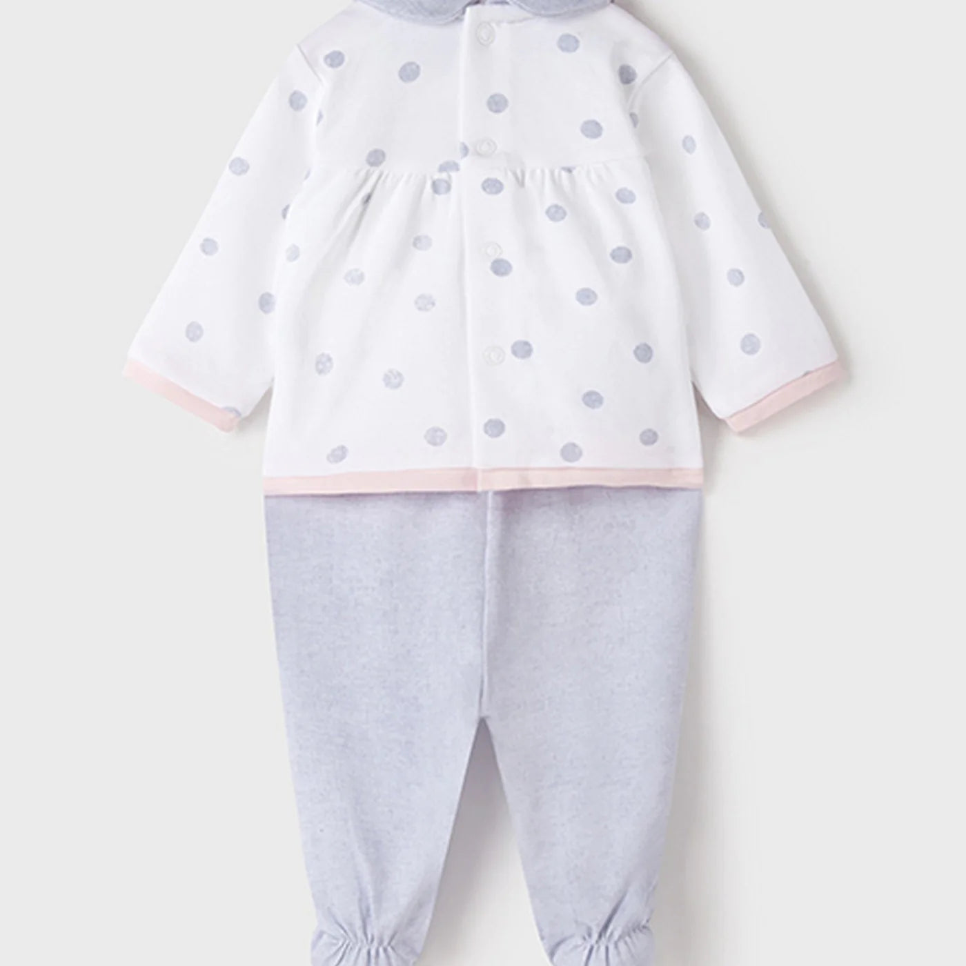 Mameluco para bebé niña Conjunto 2 pz MAYORAL Ref. 22/1591/49 Mist