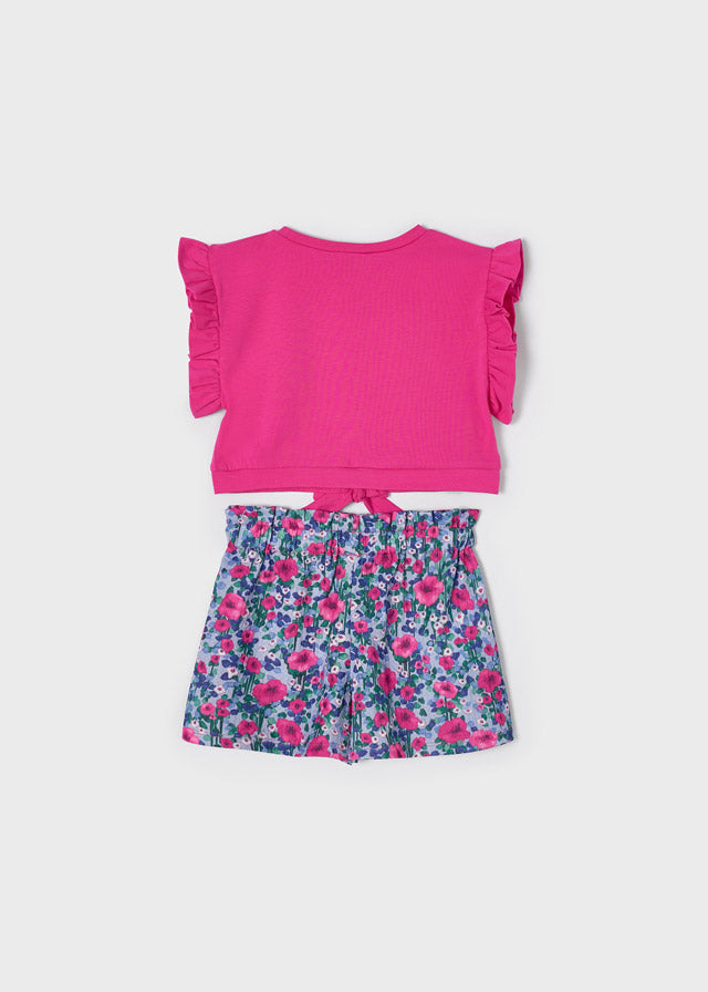 Conjunto 2 Piezas Blusa Short Sku 3289 Color 15 Magenta