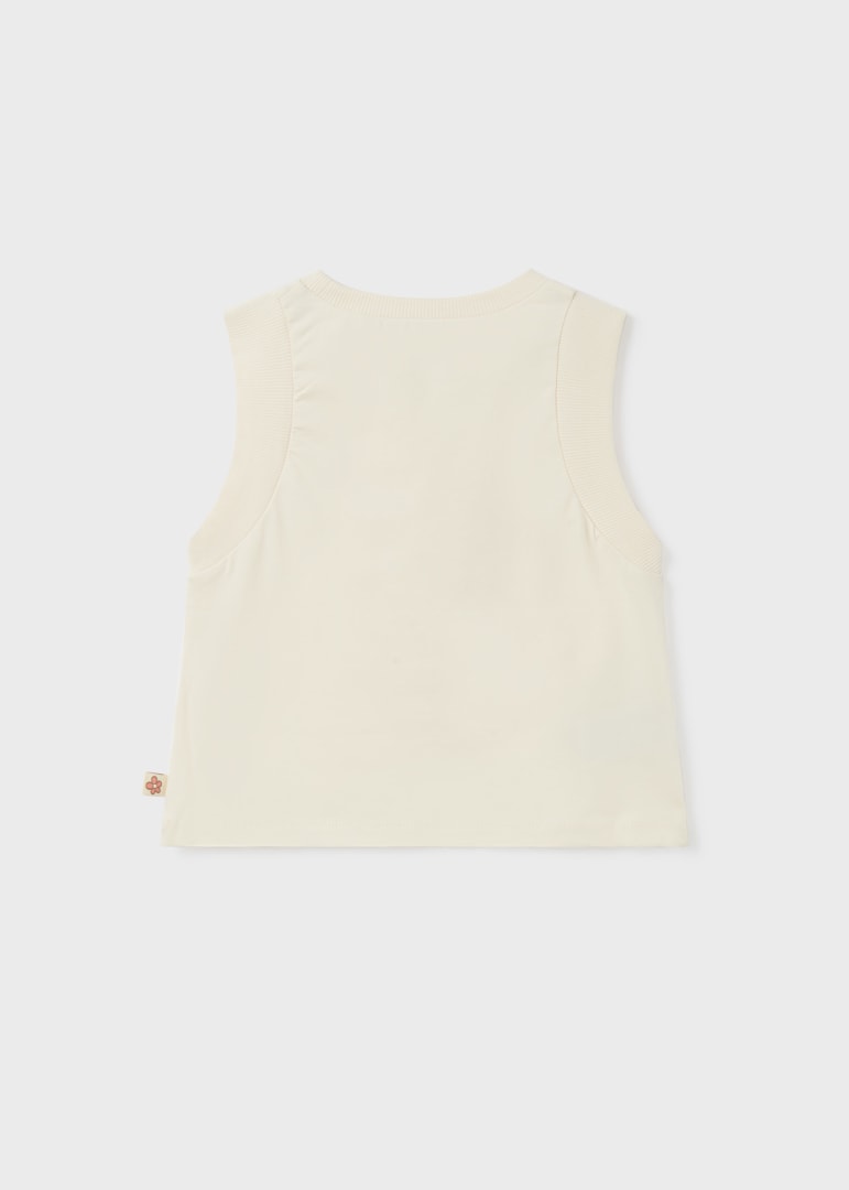 Camiseta Tirantes Grafica Mayoral Sku 6062 Color 58 Garbanzo
