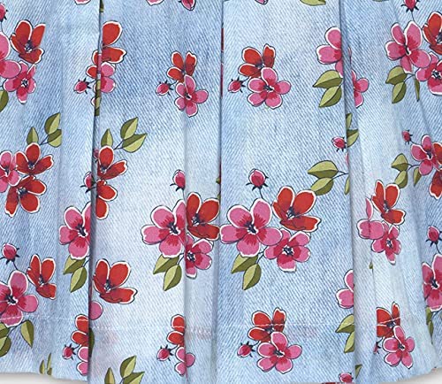 Vestido Popelin Bebe Niña SKU 1988 Color Amapola