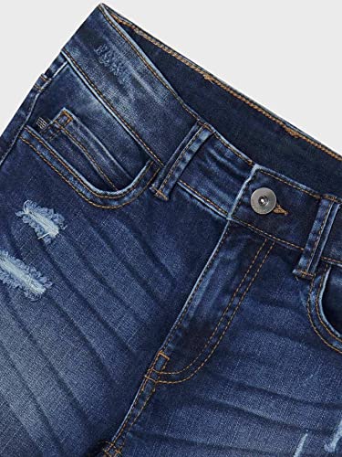 Bermidas Denim Rotos 22062150730017 SKU 6215 Color 73 Oscuro