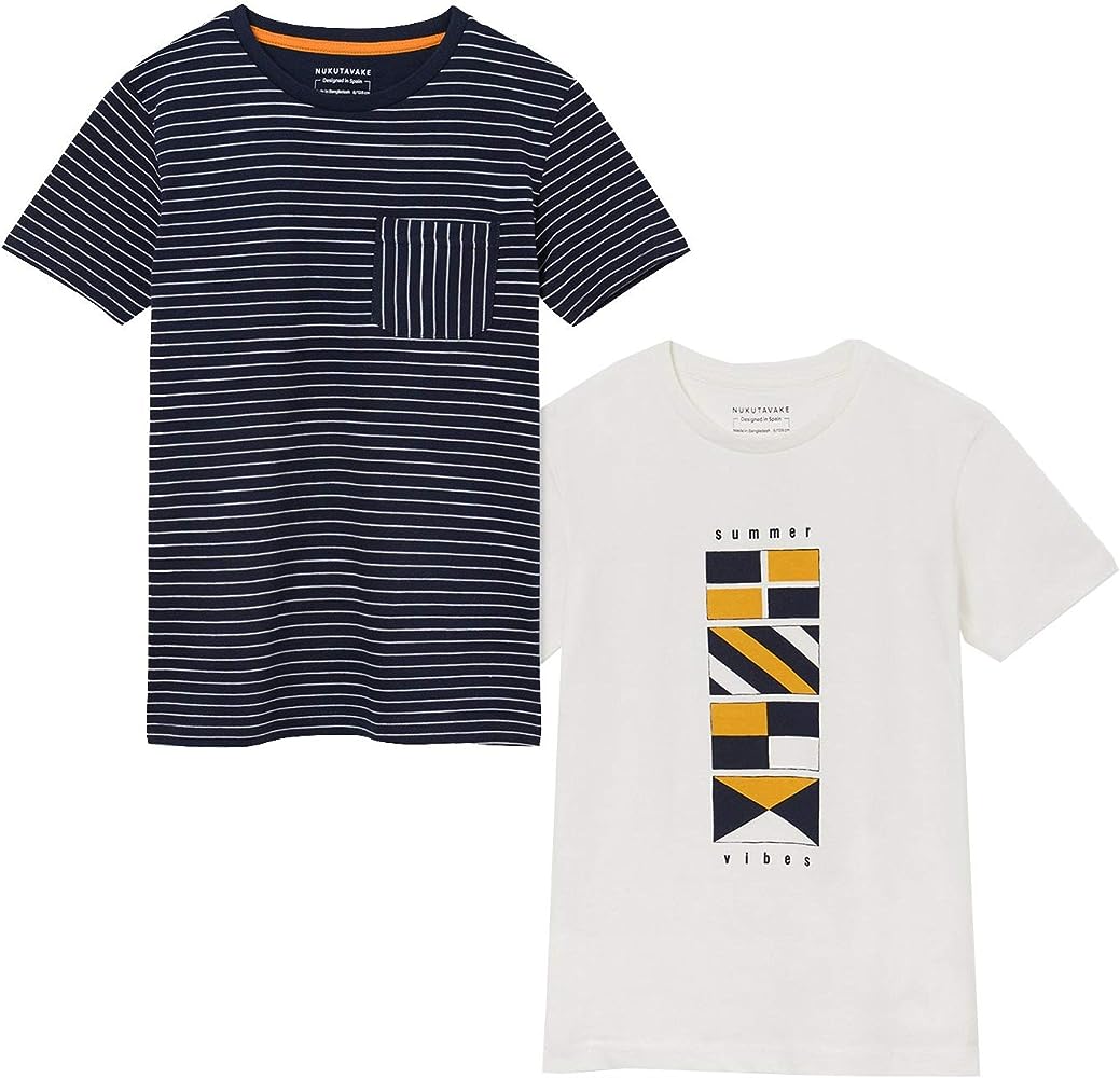 Set camisetas para chico NUKUTAVAKE 6076/37 Mar