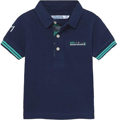 Camisa Polo Apliques MAYORAL Ref-1108-10 Azul