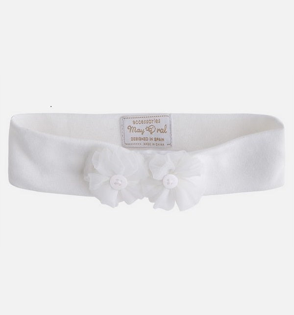 Diadema para bebé niña MAYORAL Ref. 9481/19 Blanco