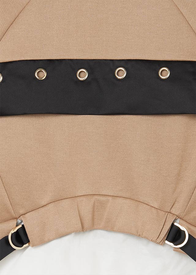 Chandal Felpa Conjunto 2 Pz SKU 7817 Color Camel