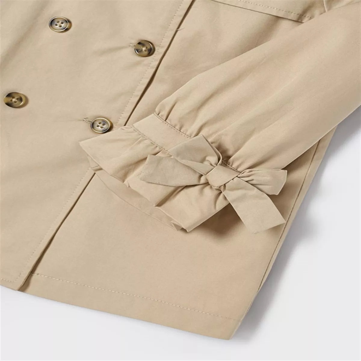 Gabardina para niña MAYORAL Ref. 3434/81 Tostado