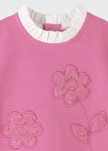 Vestido Manga Larga Bebé Niña Sku 2920 Color Camelia