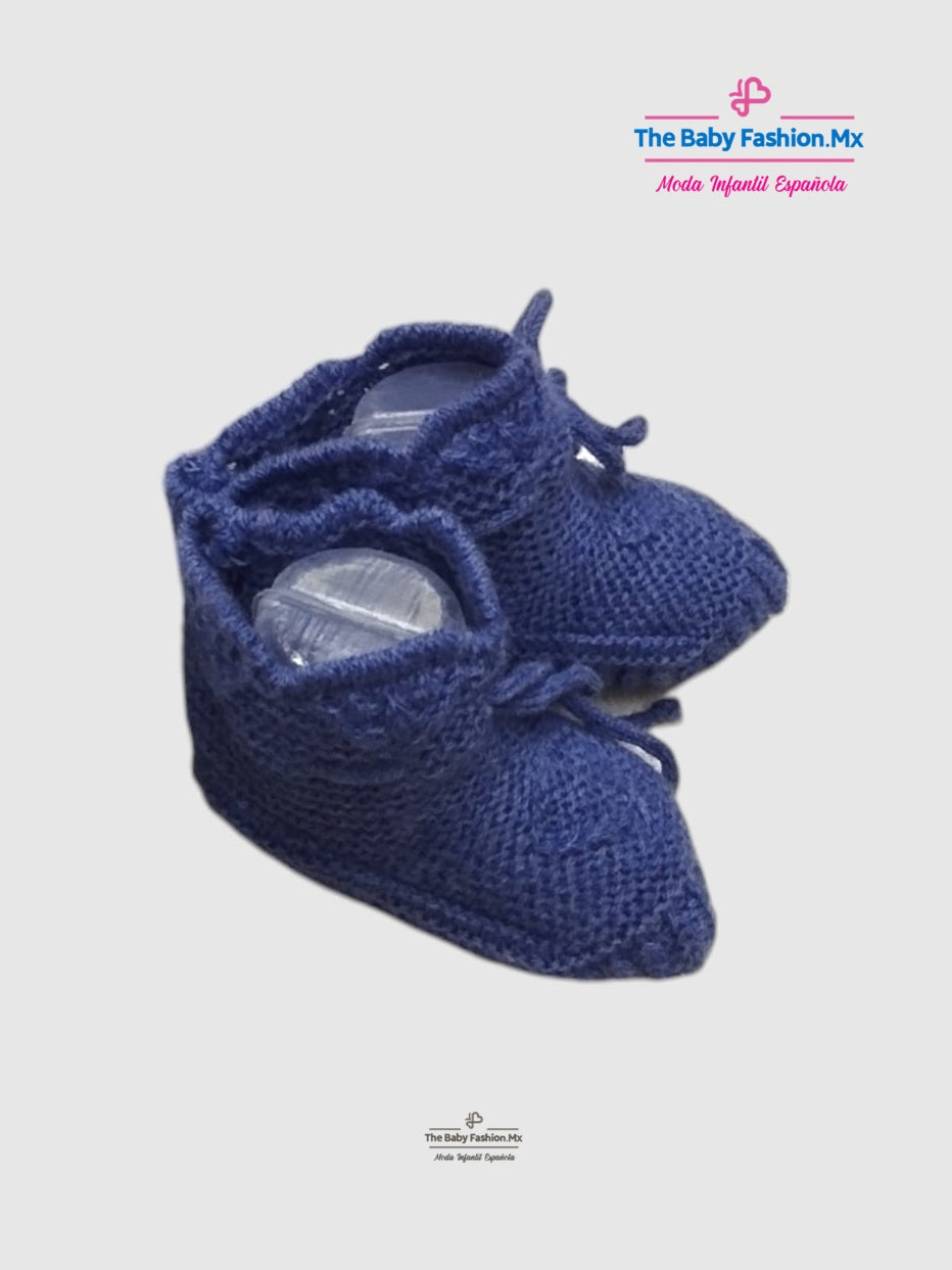 Mameluco para bebé niño Punto Tricot Alta Costura Conjunto 4 Pz MAC ILUSION Ref. 7833/32 Nuit