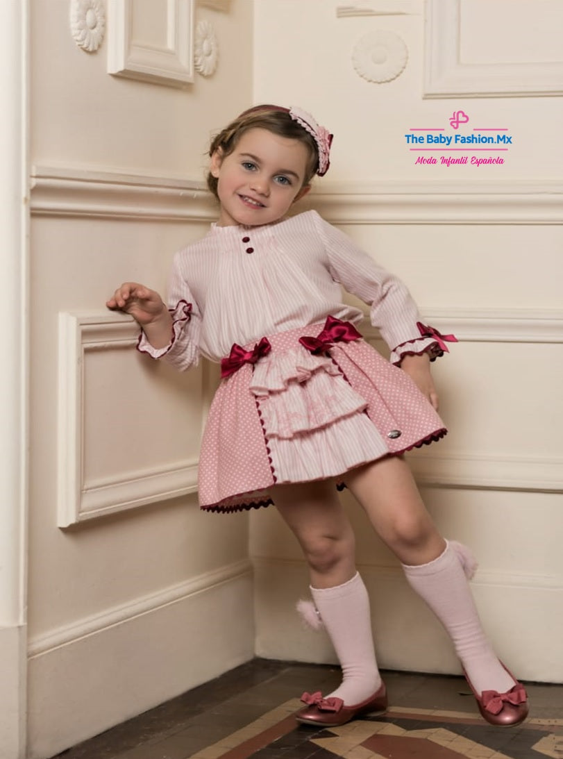 Falda para chica DOLCE PETIT Ref. 24/2208/3 80 Pale Blush