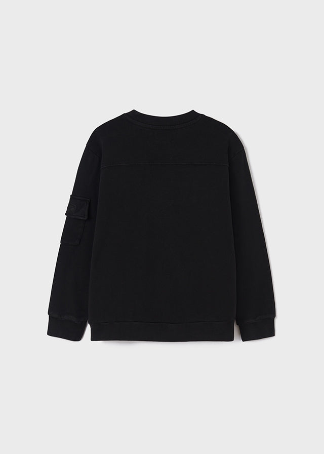 Pullover Lavado Bordado SKU 6404 Color 84 Negro
