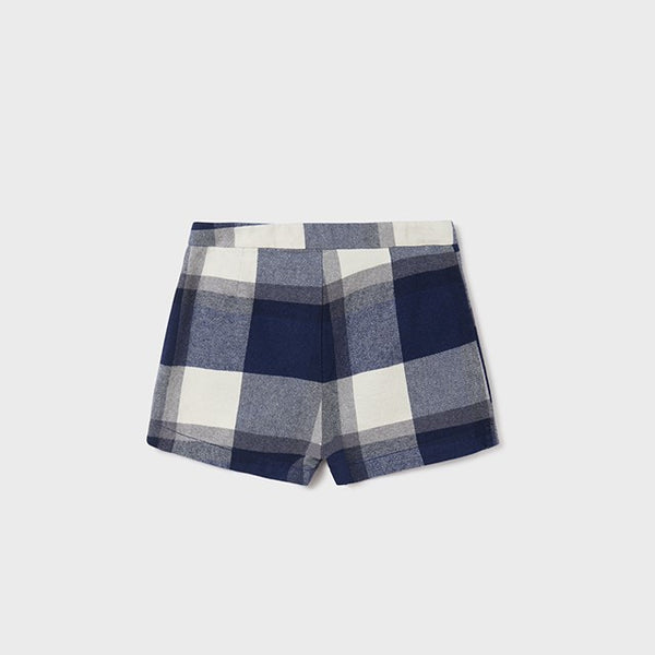 Pantalón corto de cuadros para chica MAYORAL Ref. 7205/39 Eclipse