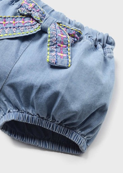 Conjunto 2 piezas de mezclilla para bebé Sku 1275 Color 5 Tejano