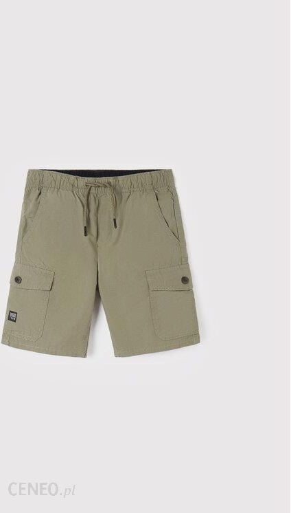 Bermuda Cuadrille Cargo Niño Sku 6207 Color Aloe