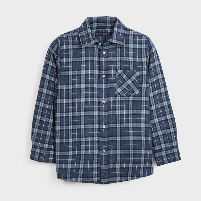 Sobrecamisa Cuadros Sku 7128 Color Glaciar