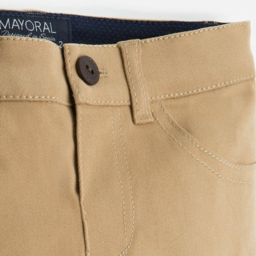 Pantalón de terciopelo elástico Sku 4502 Color 11 Beige