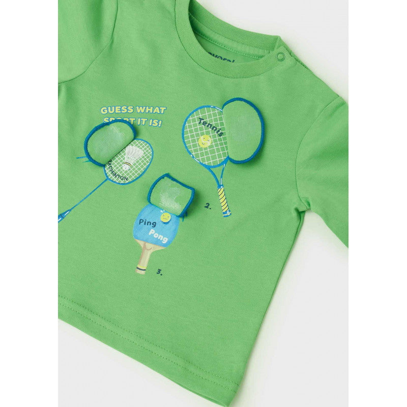 Camiseta M/L Play Raquetas MAYORAL Ref 1021-88 Alga