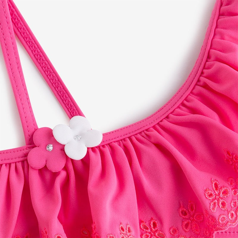 Bañador para niña Conjunto 2 pz MAYORAL Ref. 3724/57 Fucsia
