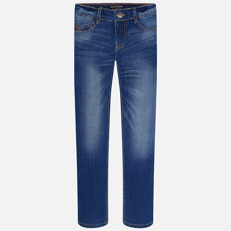 Pantalón Tejano Slim Fit Basico Sku 516 Color Basico