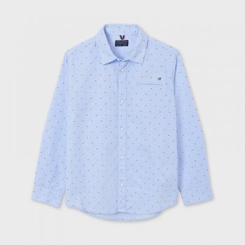 Camisa Cuadros NUKUTAVAKE SKU 6117 Color Celeste