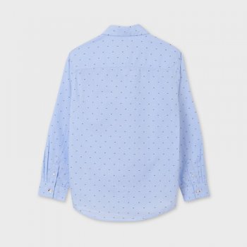 Camisa Cuadros NUKUTAVAKE SKU 6117 Color Celeste