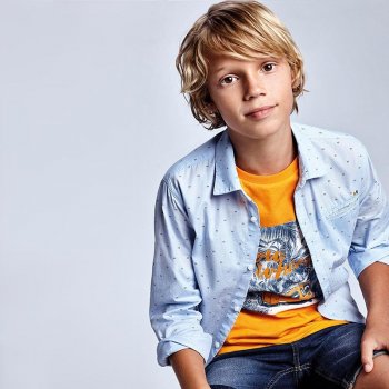 Camisa Cuadros NUKUTAVAKE SKU 6117 Color Celeste