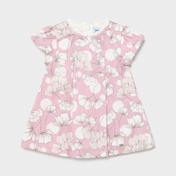 Vestido Estampado Flores Sku 1959 Color Rosado