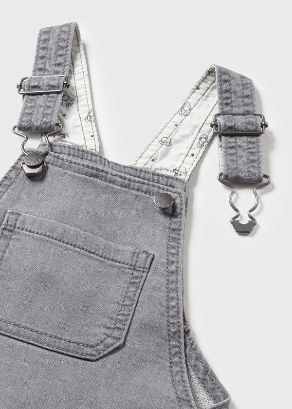 Overol de mezclilla Better Cotton bebé Ref. 13-02694-079 Gris Claro