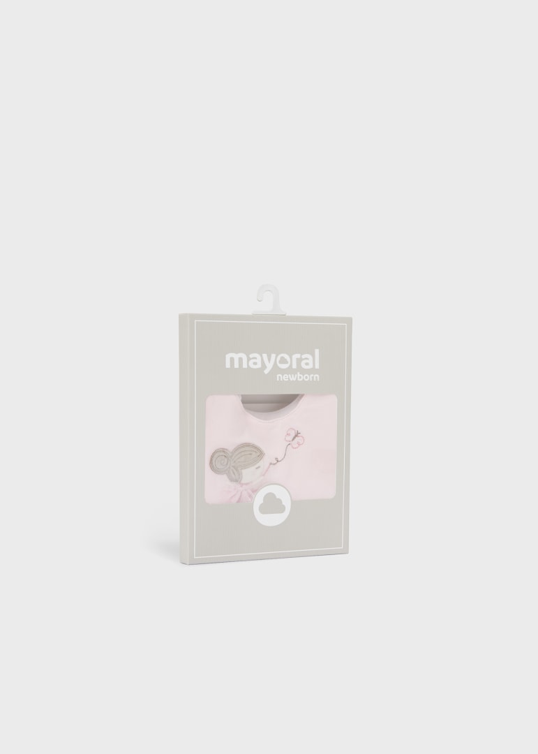 Pack 2 baberos de algodón sostenible para bebé Art. 23-09264-067 Rosa Baby