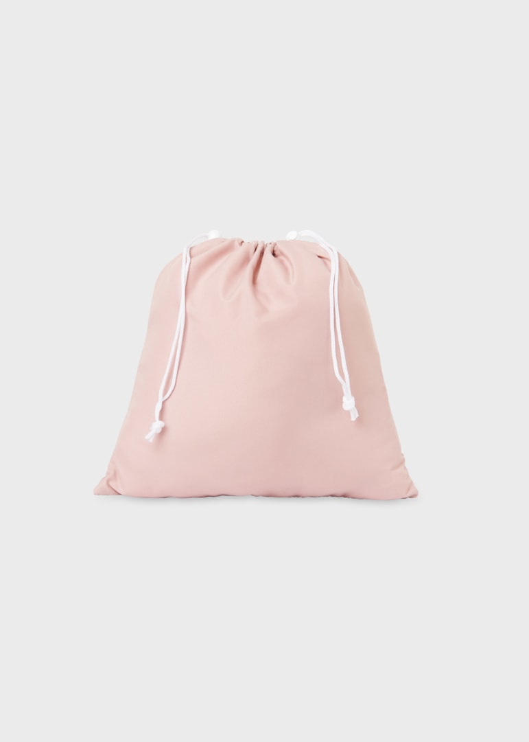 Pañalera acolchada y portachupón bebé Art. 30-19796-024 Blush