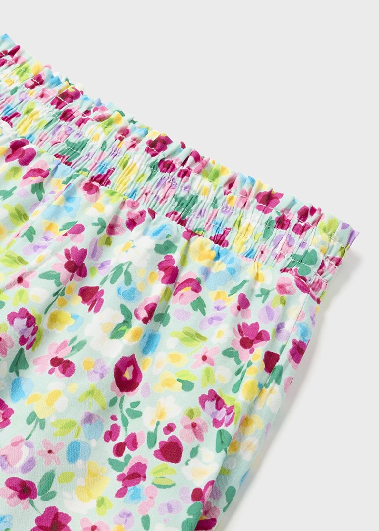 Pantalón baggy estampado de algodón para bebé Art. 23-01514-075 Aqua