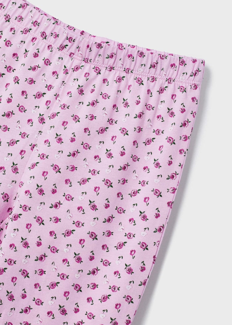 Pijama larga de algodón sostenible para niña Art. 23-03773-067 Pétalo