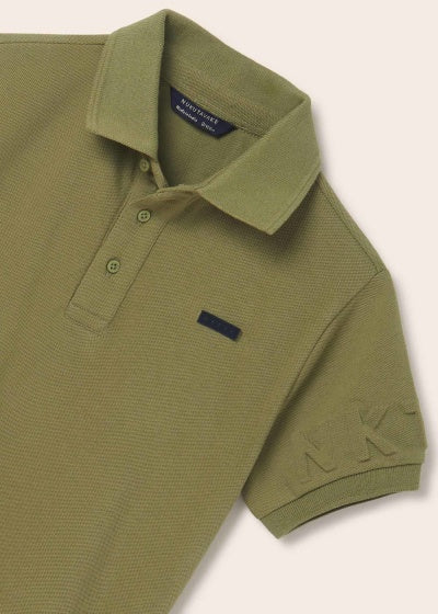 Camiseta Polo de algodón sostenible para chico NUKUTAVAKE Ref. 6107/54 Hoja