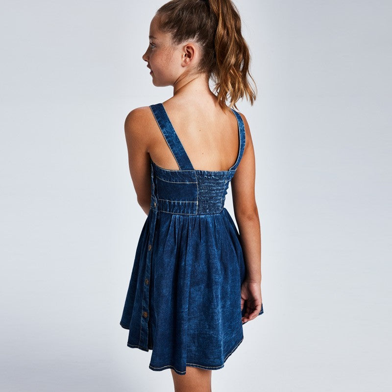 Vestido tejano de mezclilla para chica MAYORAL Ref. 6933/87 Medio