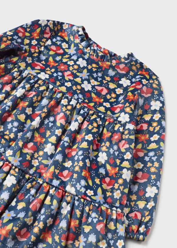 Vestido terciopelo estampado MAYORAL Ref. 13/2985/47 Tinta