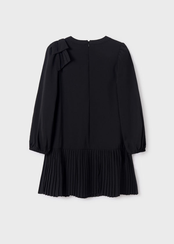 Vestido tricot rayas MAYORAL Ref. 13/7959/66 Negro