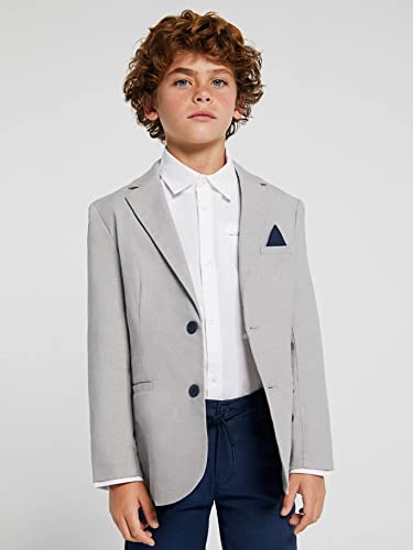 Blazer estructura para chico NUKUTAVAKE Ref. 6405 59 Gris Thebabyfashion.mx Moda Infantil