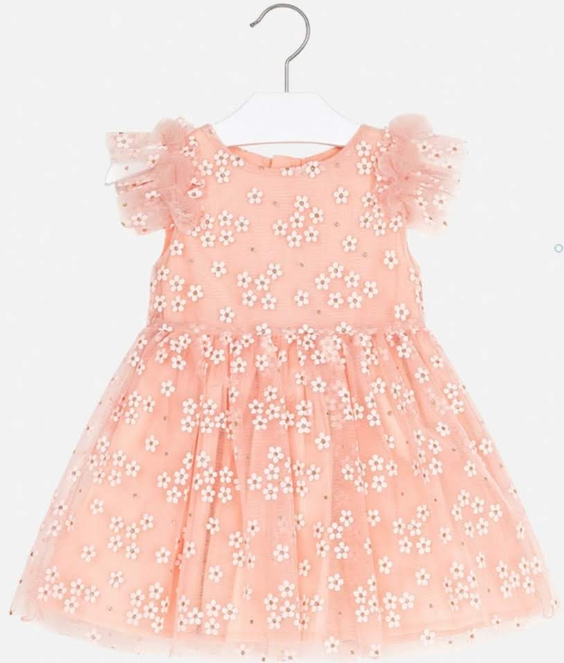 Vestido Tul Sku 3916 Color 82-Melocoton