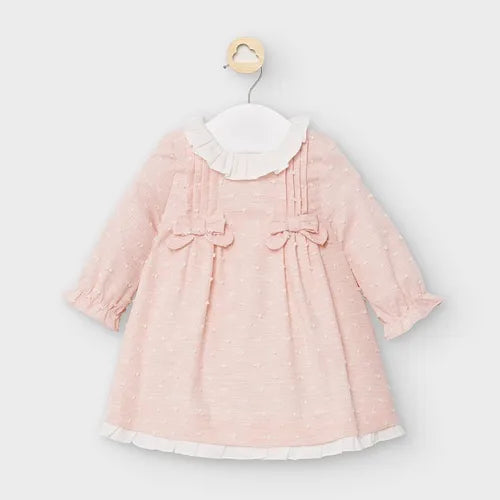 Vestido Manga Larga Niña Mayoral SKU-2849 Blush Vig