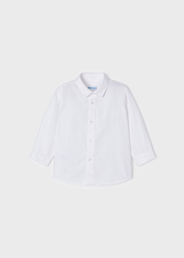 Camisa manga larga para bebé ECOFRIENDS Blanco SKU-124