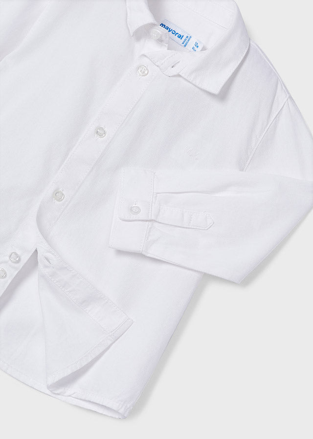 Camisa manga larga para bebé ECOFRIENDS Blanco SKU-124