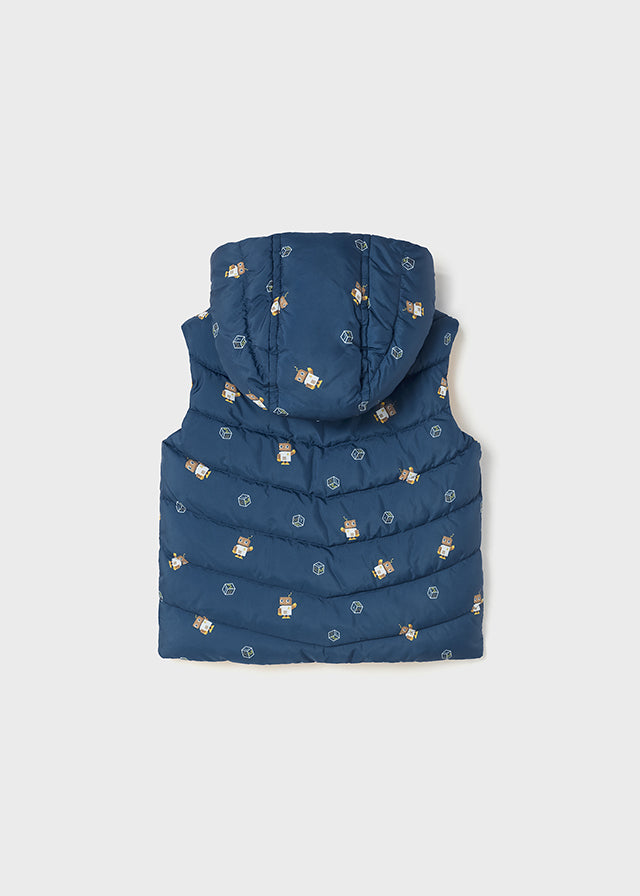 Chaleco acolchado reversible con estampado para bebé Maiz SKU-2308