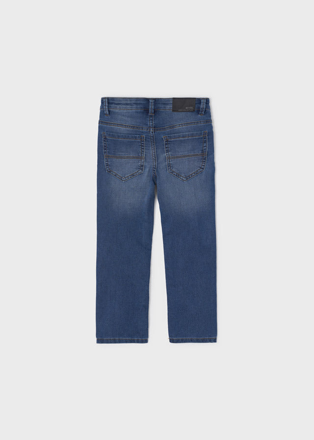 Pantalón de mezclilla slim fit para niño ECOFRIENDS Sku 4593-Color 43 Medio