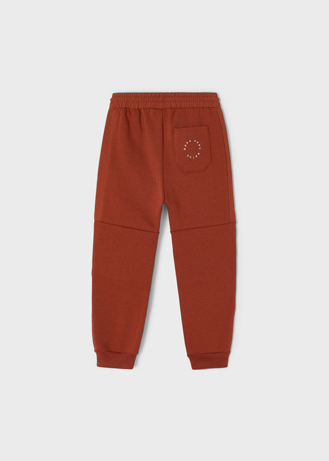 Pantalón de pants con rodilleras reforzadas para niño MAYORAL Ref 4586/32 Ladrillo