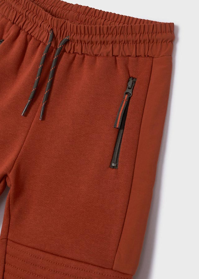 Pantalón de pants con rodilleras reforzadas para niño MAYORAL Ref 4586/32 Ladrillo